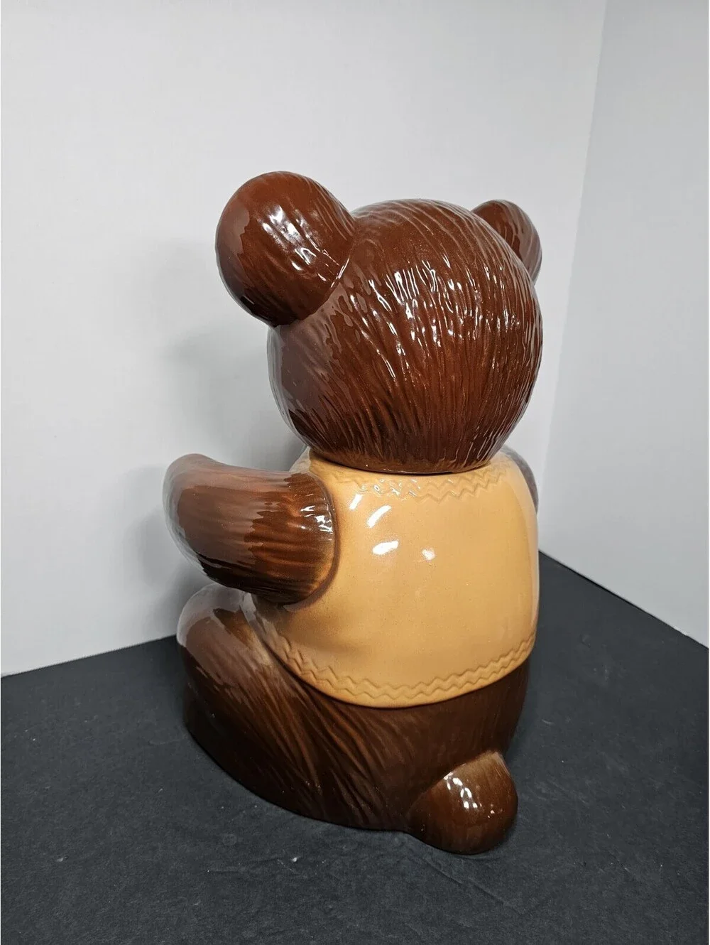 Vintage 1982 Kraft T Bear Cookie Jar I Love Marshmallows Regal China 15in